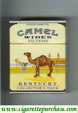 Camel Collectors Pack Kentucky Wides Filters cigarettes hard box